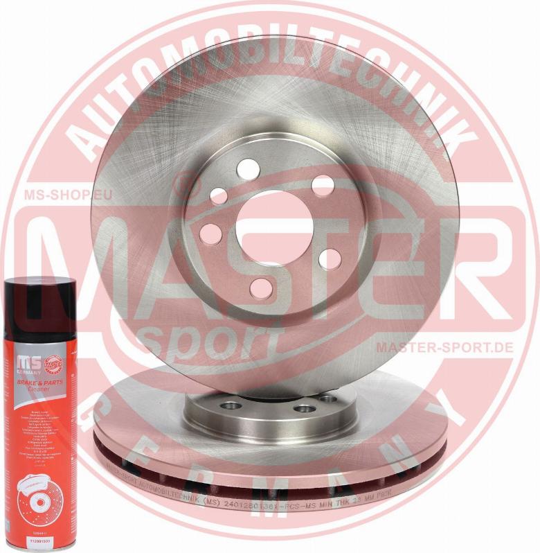 MASTER-SPORT GERMANY 24012801361-SET-MSP - Disque de frein cwaw.fr