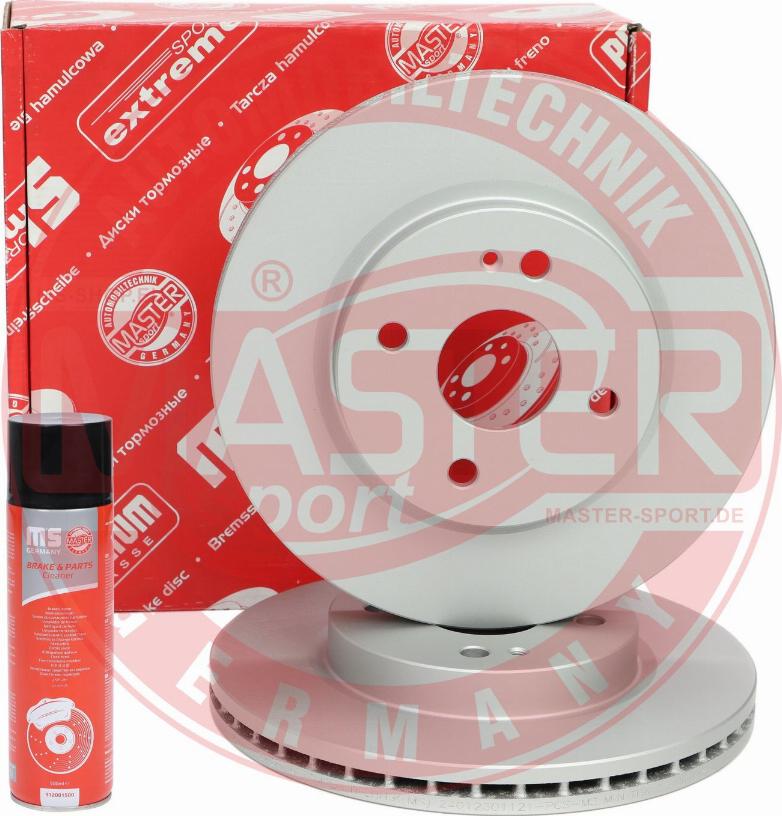 MASTER-SPORT GERMANY 24012301121PR-SET-MSP - Disque de frein cwaw.fr