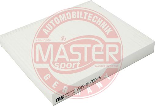 MASTER-SPORT GERMANY 2545-IF-PCS-MS - Filtre, air de l'habitacle cwaw.fr