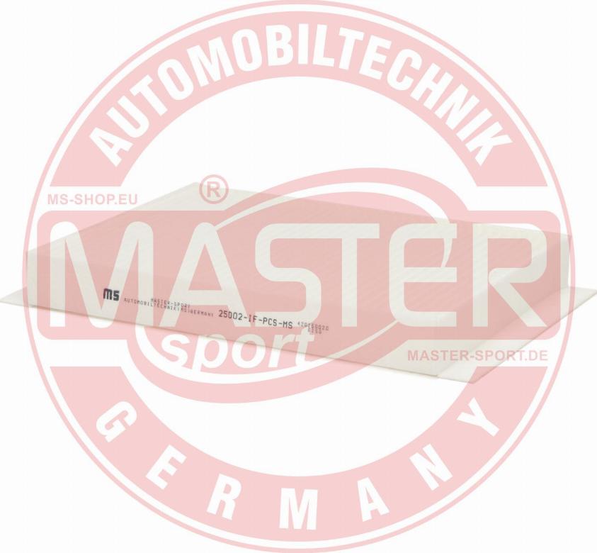 MASTER-SPORT GERMANY 25002-IF-PCS-MS - Filtre, air de l'habitacle cwaw.fr