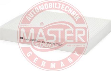 MASTER-SPORT GERMANY 25012-IF-PCS-MS - Filtre, air de l'habitacle cwaw.fr