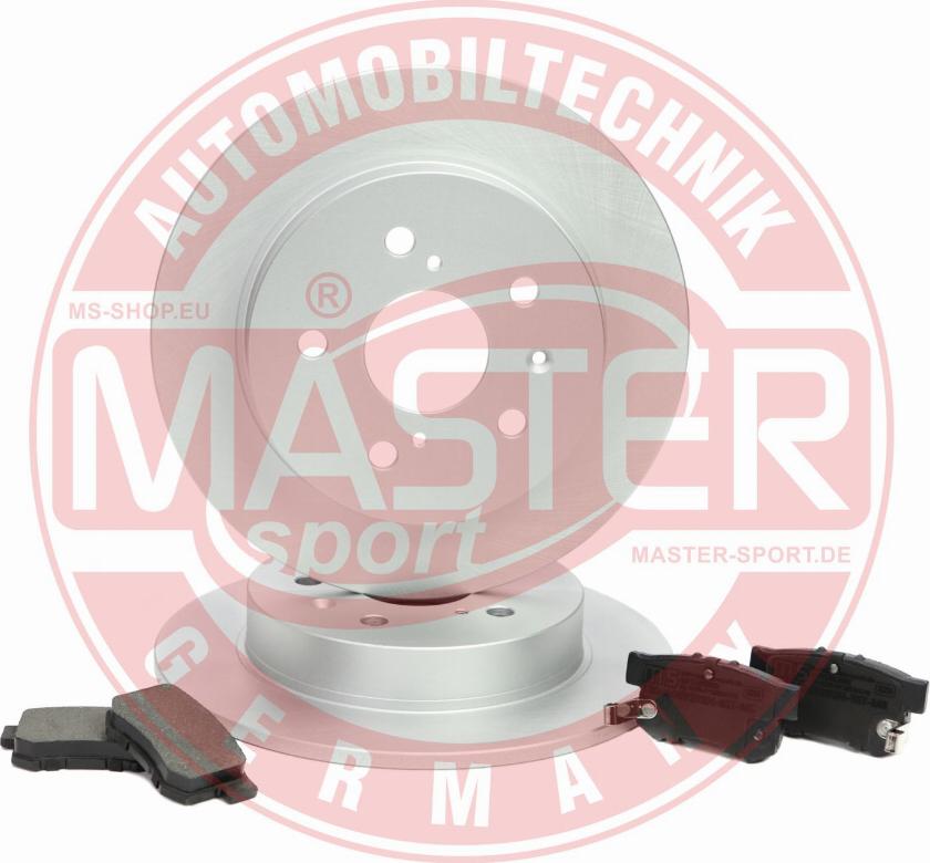 MASTER-SPORT GERMANY 200901670 - Kit de freins, frein à disques cwaw.fr