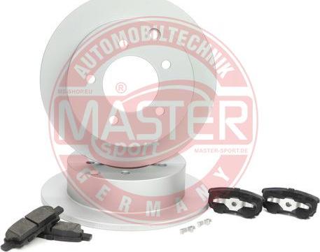 MASTER-SPORT GERMANY 201003450 - Kit de freins, frein à disques cwaw.fr