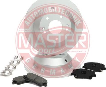 MASTER-SPORT GERMANY 201101700 - Kit de freins, frein à disques cwaw.fr