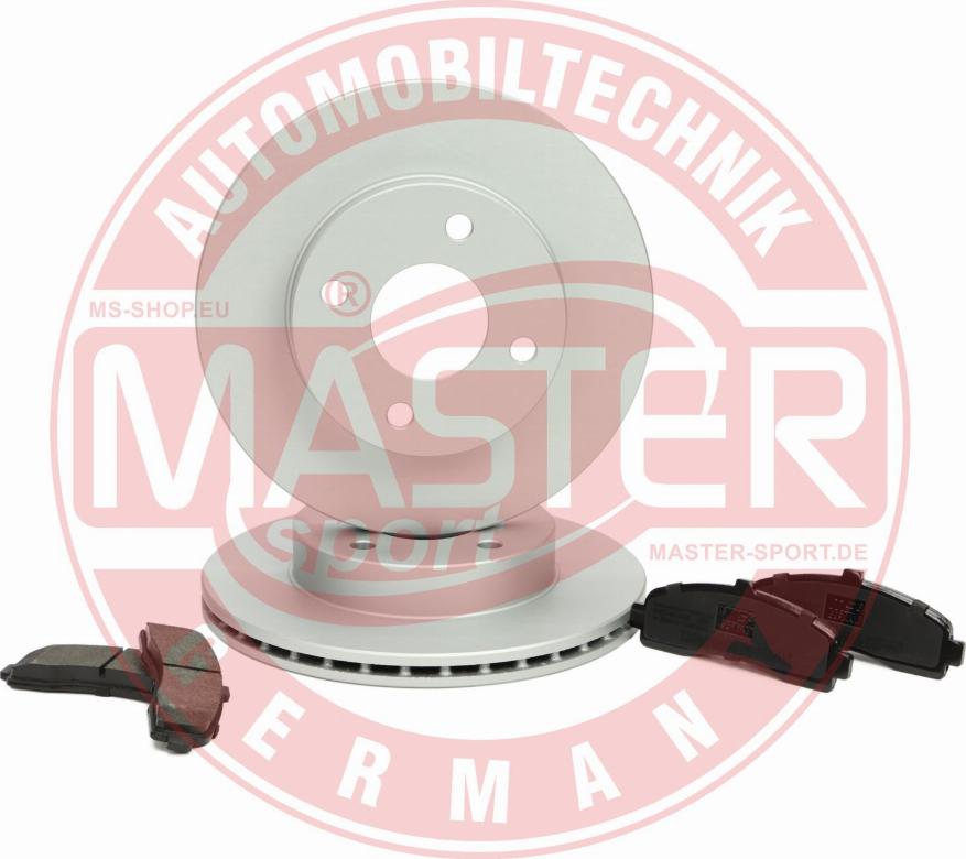 MASTER-SPORT GERMANY 201801390 - Kit de freins, frein à disques cwaw.fr