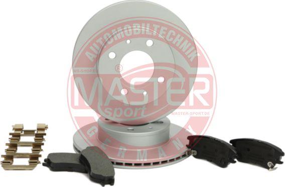 MASTER-SPORT GERMANY 201801380 - Kit de freins, frein à disques cwaw.fr