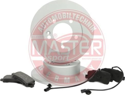 MASTER-SPORT GERMANY 201201900 - Kit de freins, frein à disques cwaw.fr