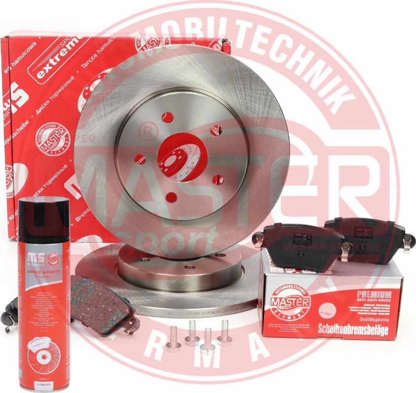 MASTER-SPORT GERMANY 201201540P - Kit de freins, frein à disques cwaw.fr