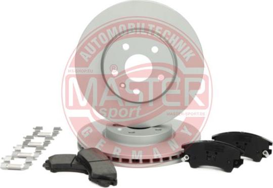 MASTER-SPORT GERMANY 203002090 - Kit de freins, frein à disques cwaw.fr