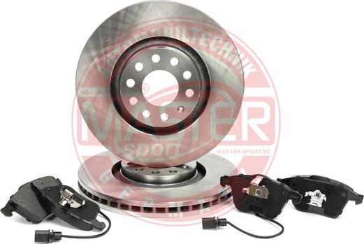 MASTER-SPORT GERMANY 203002350 - Kit de freins, frein à disques cwaw.fr