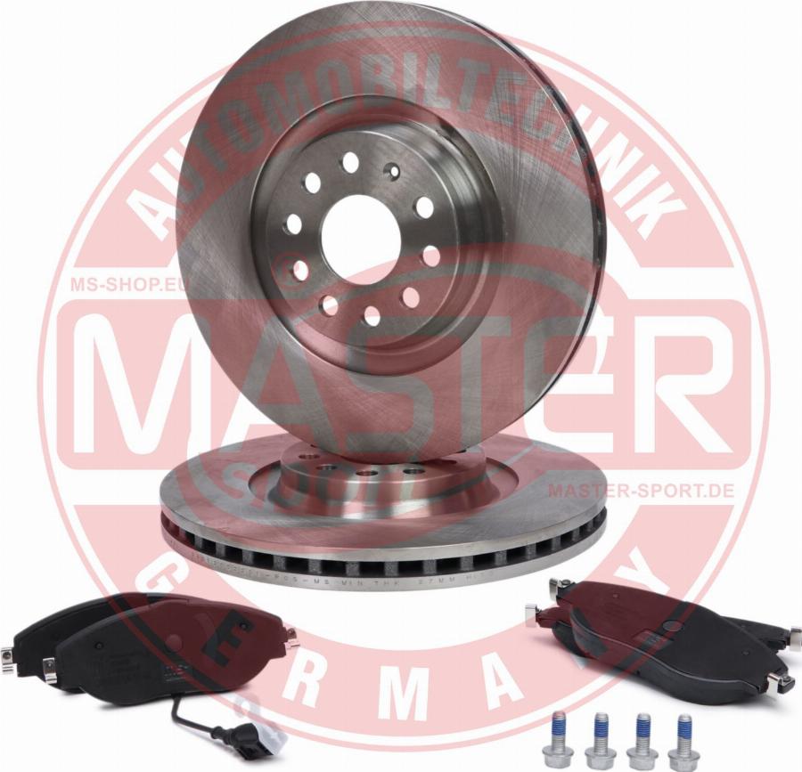 MASTER-SPORT GERMANY 203002250 - Kit de freins, frein à disques cwaw.fr