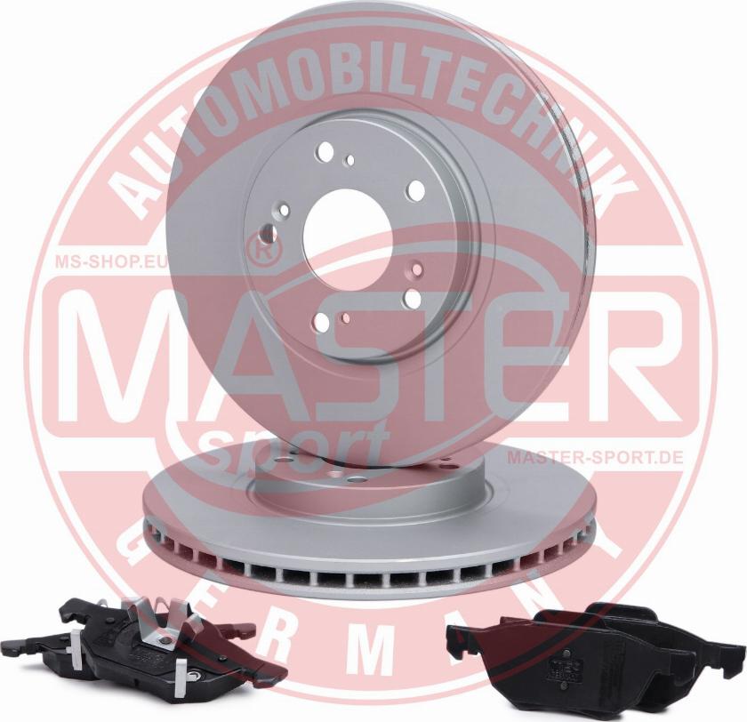 MASTER-SPORT GERMANY 202551740 - Kit de freins, frein à disques cwaw.fr