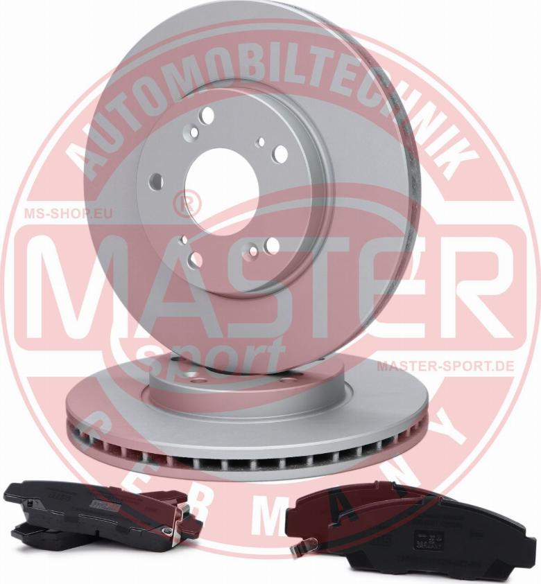 MASTER-SPORT GERMANY 202501890 - Kit de freins, frein à disques cwaw.fr