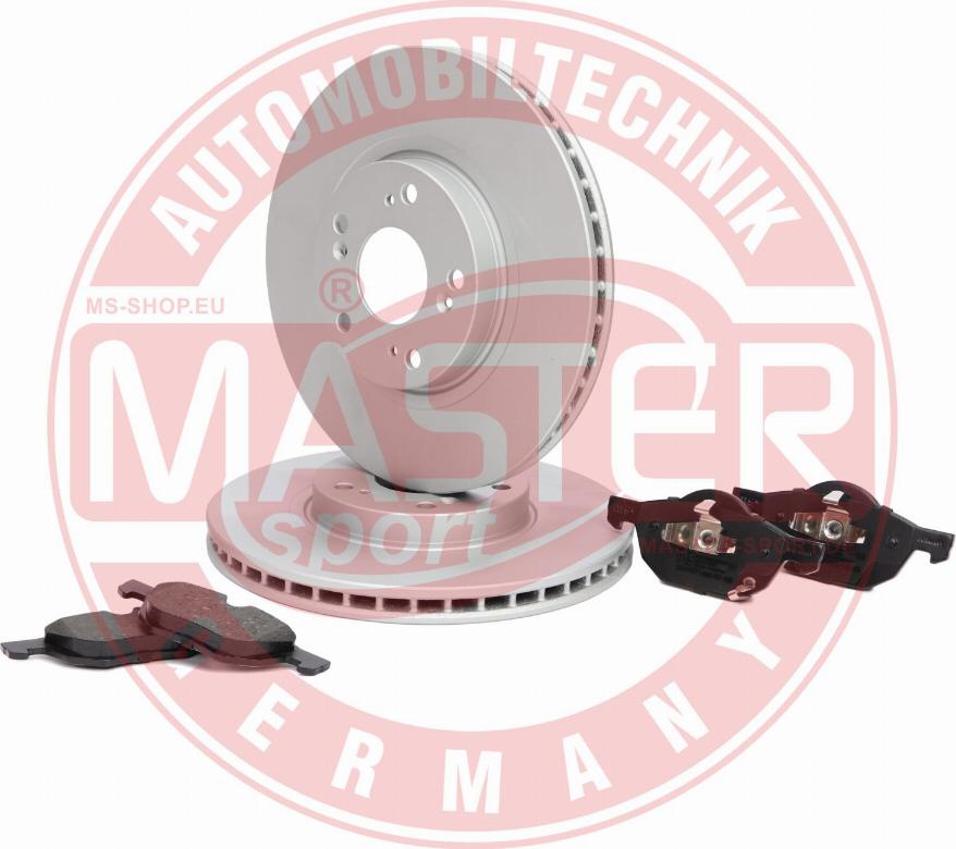 MASTER-SPORT GERMANY 202501740 - Kit de freins, frein à disques cwaw.fr