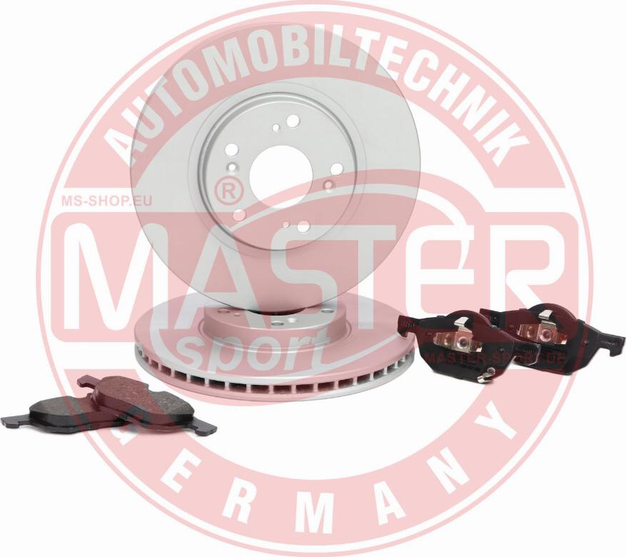 MASTER-SPORT GERMANY 202501740 - Kit de freins, frein à disques cwaw.fr