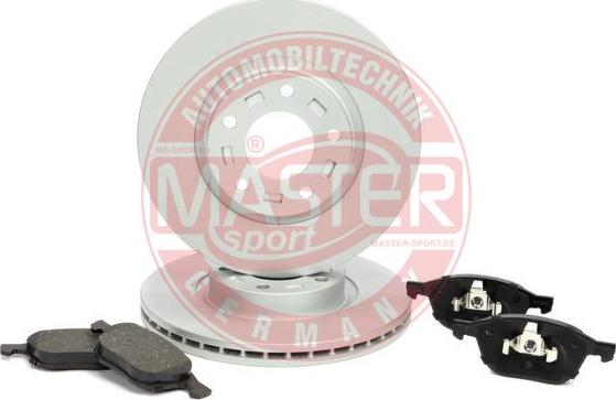 MASTER-SPORT GERMANY 202501700 - Kit de freins, frein à disques cwaw.fr