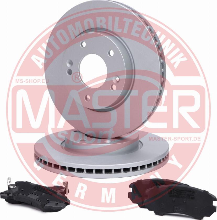 MASTER-SPORT GERMANY 202651280 - Kit de freins, frein à disques cwaw.fr