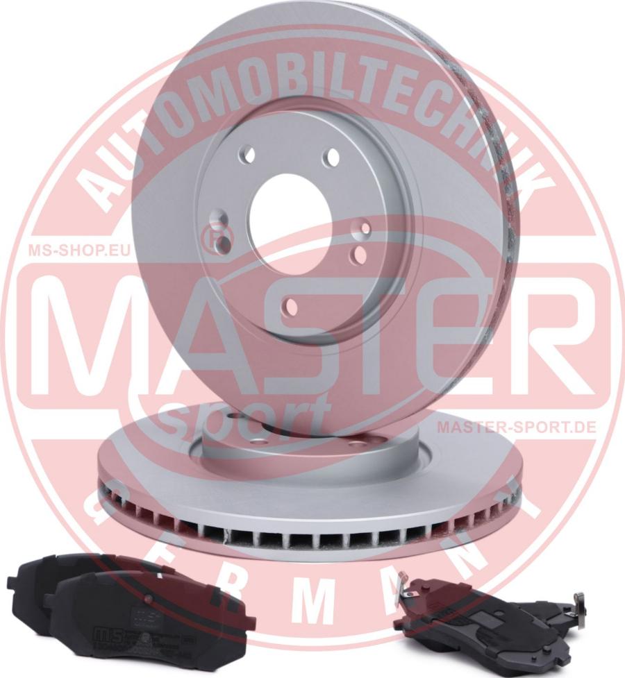 MASTER-SPORT GERMANY 202852560 - Kit de freins, frein à disques cwaw.fr