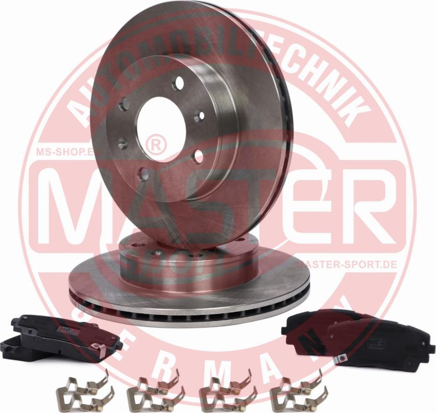 MASTER-SPORT GERMANY 202801450 - Kit de freins, frein à disques cwaw.fr