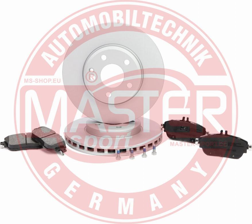 MASTER-SPORT GERMANY 202802761 - Kit de freins, frein à disques cwaw.fr