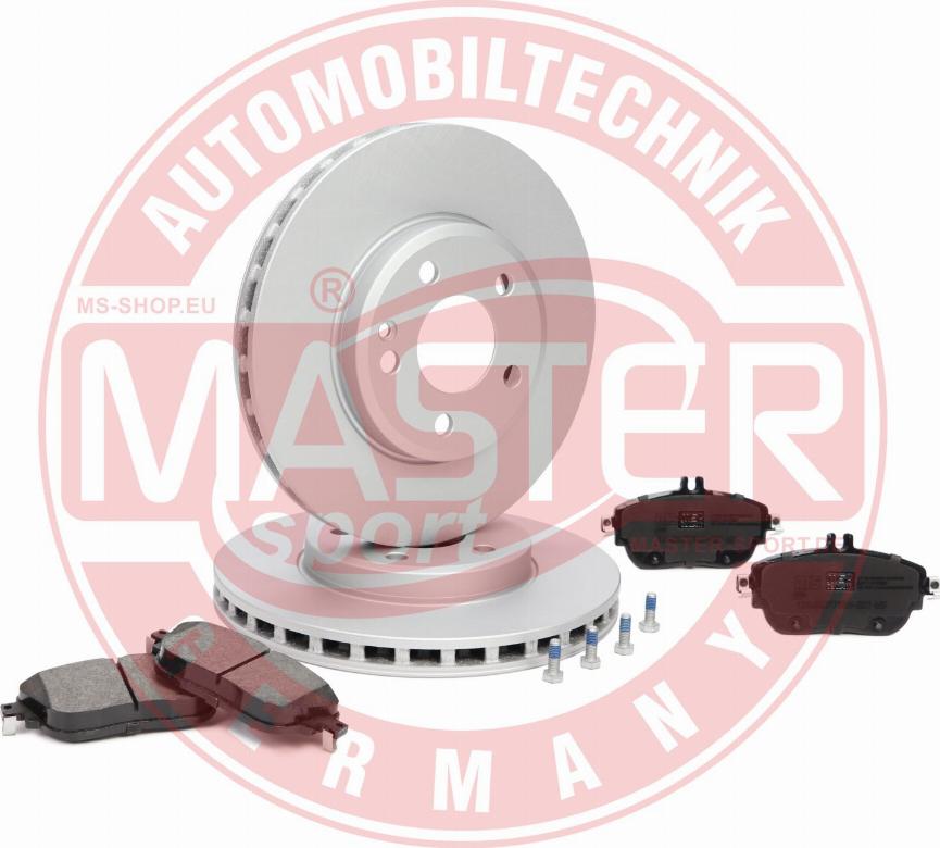 MASTER-SPORT GERMANY 202802761 - Kit de freins, frein à disques cwaw.fr