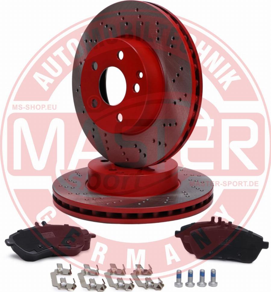 MASTER-SPORT GERMANY 202821000 - Kit de freins, frein à disques cwaw.fr