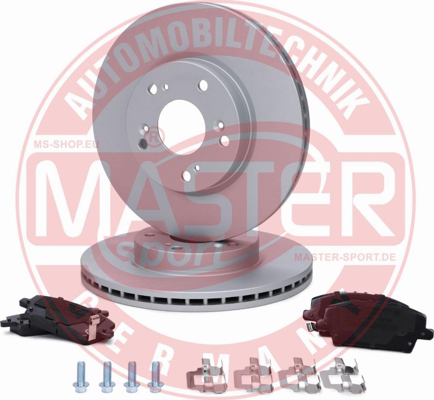 MASTER-SPORT GERMANY 202351100 - Kit de freins, frein à disques cwaw.fr