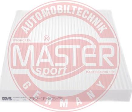 MASTER-SPORT GERMANY 2362-IF-PCS-MS - Filtre, air de l'habitacle cwaw.fr