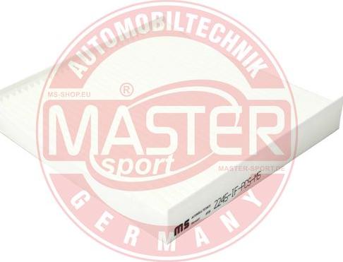 MASTER-SPORT GERMANY 2245-IF-PCS-MS - Filtre, air de l'habitacle cwaw.fr