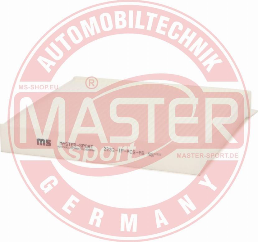 MASTER-SPORT GERMANY 2232-IF-PCS-MS - Filtre, air de l'habitacle cwaw.fr