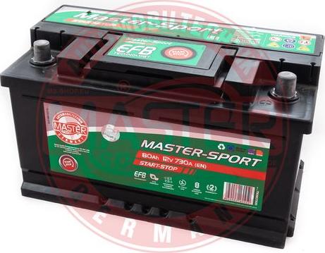 MASTER-SPORT GERMANY 790807300 - Batterie de démarrage cwaw.fr