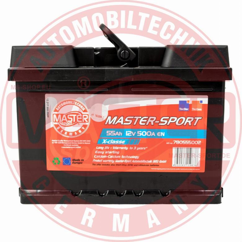 MASTER-SPORT GERMANY 780555002 - Batterie de démarrage cwaw.fr