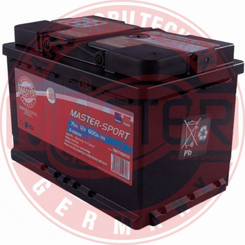 MASTER-SPORT GERMANY 780716002 - Batterie de démarrage cwaw.fr