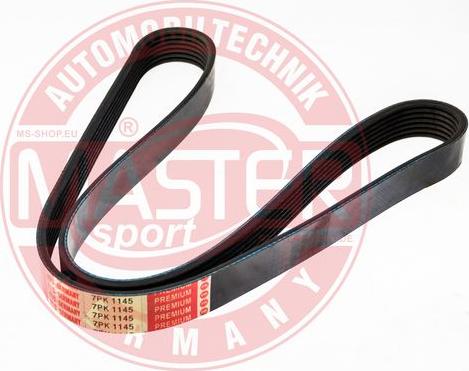 MASTER-SPORT GERMANY 7PK1145-PCS-MS - Courroie trapézoïdale à nervures cwaw.fr