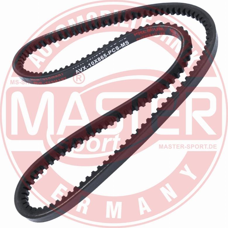 MASTER-SPORT GERMANY AVX-10X865-PCS-MS - Courroie trapézoïdale cwaw.fr