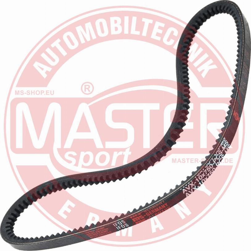 MASTER-SPORT GERMANY AVX-10X750-PCS-MS - Courroie trapézoïdale cwaw.fr