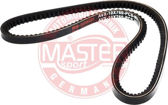 MASTER-SPORT GERMANY AVX-10X760-PCS-MS - Courroie trapézoïdale cwaw.fr