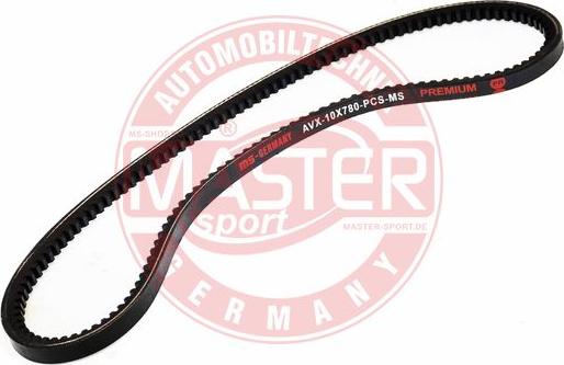 MASTER-SPORT GERMANY AVX-10X780-PCS-MS - Courroie trapézoïdale cwaw.fr