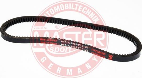 MASTER-SPORT GERMANY AVX-13X665-PCS-MS - Courroie trapézoïdale cwaw.fr