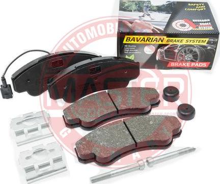 MASTER-SPORT GERMANY K6049792 - Kit de plaquettes de frein, frein à disque cwaw.fr