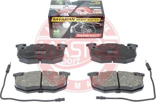 MASTER-SPORT GERMANY K6039532 - Kit de plaquettes de frein, frein à disque cwaw.fr