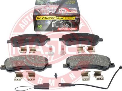 MASTER-SPORT GERMANY K6038602 - Kit de plaquettes de frein, frein à disque cwaw.fr