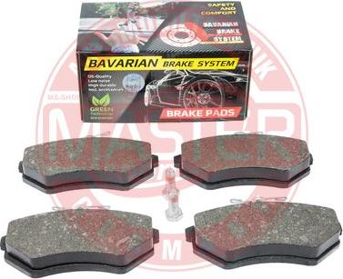 MASTER-SPORT GERMANY K6029582 - Kit de plaquettes de frein, frein à disque cwaw.fr