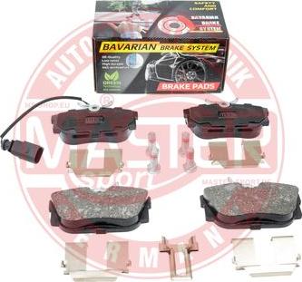 MASTER-SPORT GERMANY K6028742 - Kit de plaquettes de frein, frein à disque cwaw.fr