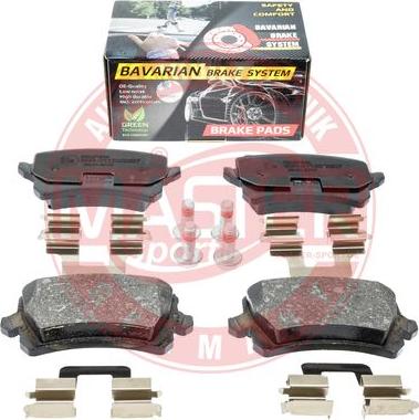 MASTER-SPORT GERMANY K6027492 - Kit de plaquettes de frein, frein à disque cwaw.fr