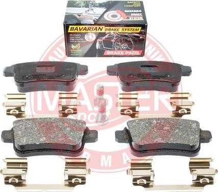 MASTER-SPORT GERMANY K6027442 - Kit de plaquettes de frein, frein à disque cwaw.fr