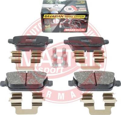 MASTER-SPORT GERMANY K6027232 - Kit de plaquettes de frein, frein à disque cwaw.fr