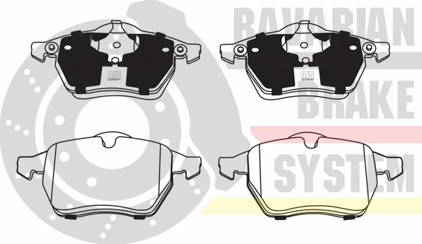 MASTER-SPORT GERMANY K6070812 - Kit de plaquettes de frein, frein à disque cwaw.fr