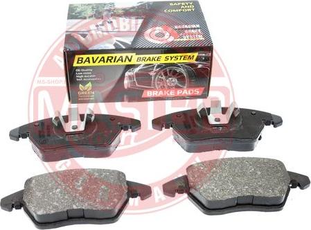 MASTER-SPORT GERMANY K6072022 - Kit de plaquettes de frein, frein à disque cwaw.fr