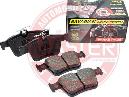 MASTER-SPORT GERMANY K6144342 - Kit de plaquettes de frein, frein à disque cwaw.fr